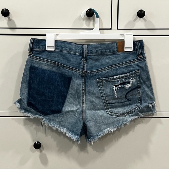 Vintage High Rise Denim Shorts - Picture 6 of 8